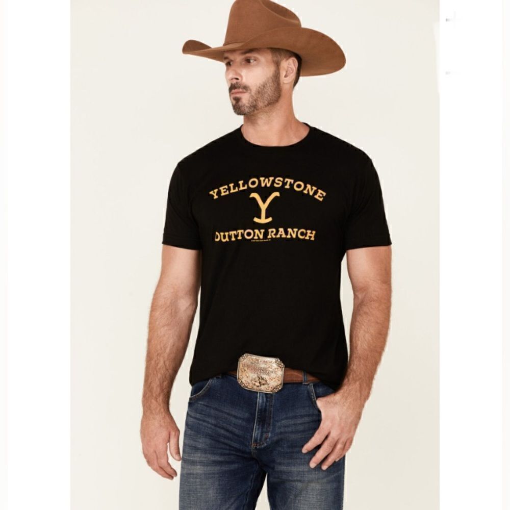 Yellowstone Men's Cotton Dutton Ranch Logo Short Sleeve T-Shirts 2-Pack Size XS - Picture 8 of 10